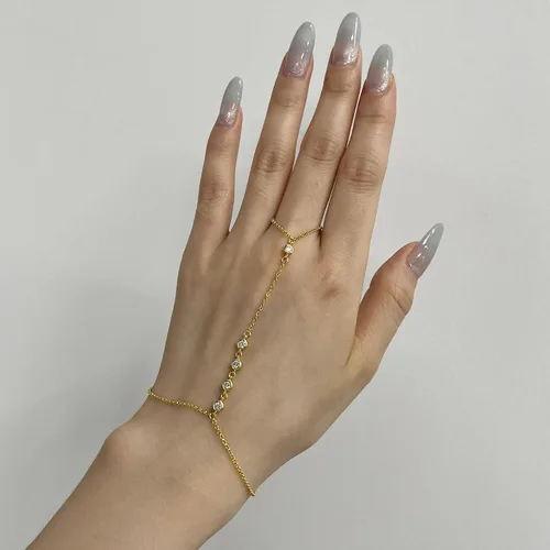 Vista 95 de Pulsera de plata de ley 925 para mujer, pulsera de mano para mujer, pulseras esclavas de 7 a 9 pulgadas ajustable