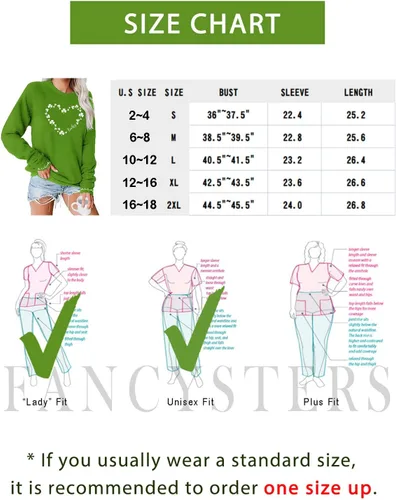 Vista 4 de Fancysters Sudadera holgada y casual para mujer, manga larga, con estampado vintage
