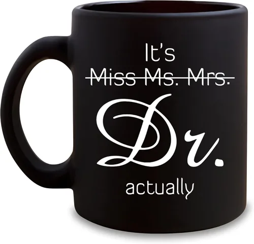 Vista 13 de Taza personalizada de realidad – Taza personalizada con nombre para graduación de doctorado, regalo de médico, divertida y perfecta para cumpleaños
