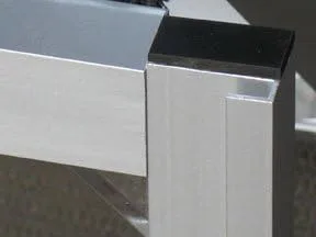 Vista 4 de NEOPlex - Letrero de aluminio para sándwich de acera de 24 x 48 pulgadas con paneles de inserción de borrado en seco