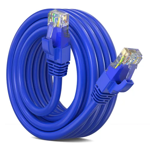 Vista 50 de Maximm Cable Ethernet Cat 6, cable de red y conexión de alta velocidad de 10 pies, UTP, 10 Gbps, cable Ethernet de 550 MHz, color naranja