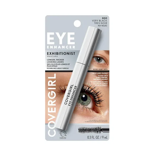 Vista 2 de COVERGIRL Eye Enhancer Exhibitionist Mascara 800 Very Black 0.3 fl oz (el embalaje puede variar)