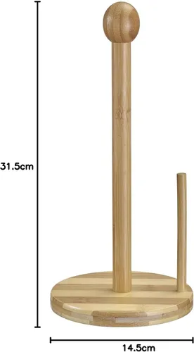 Vista 7 de Westmark Soporte para rollo de papel – soporte estable para rollos de cocina, dispensador de pie con ayuda para rasgar para todos los rollos