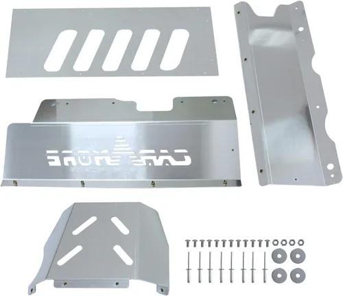 Vista 2 de Protector de convertidor catalítico de aluminio compatible con Mitsubishi Outlander Sport 2015 2016 2017 2018 2019 2020 2021 2022 – Catalizador