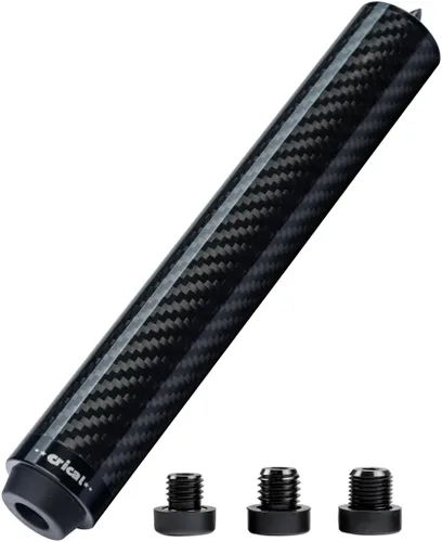 Vista 10 de CRICAL Extensión de taco de billar de metal de 2/3/4/8 pulgadas con 3 parachoques, accesorios de billar