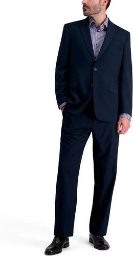 Vista 18 de Haggar JMH Classic Fit Premium Stretch Suit Pantalones y chaquetas separados para hombre Rayas negras