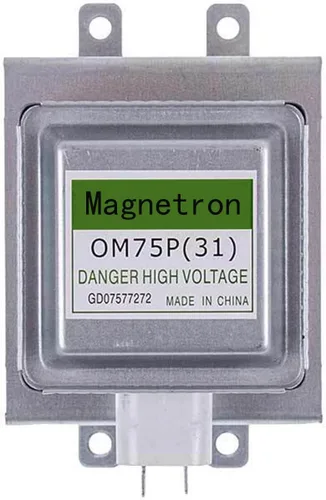 Vista 2 de OM75P-31 ESGN Magnetron para Samsung Whirlpool GE Microondas Reparación Parte Reemplazar WB27X10343, WB27X1114, WB27X1156 OM75P (31) WB27X10516