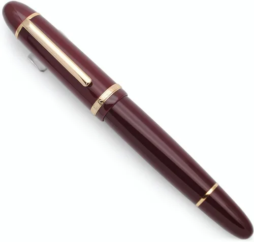 Vista 16 de Pluma estilográfica Jinhao X159 (Plumín EF 0.38mm, verde aguacate con clip dorado)