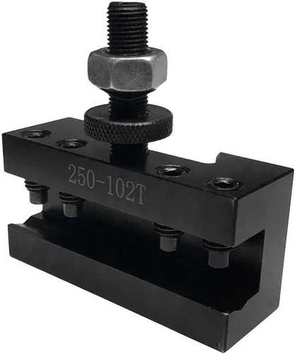 Vista 2 de AXA 5/8 '' de cambio rápido de cambio rápido enfrentado torno herramienta poste titular 250-102XL