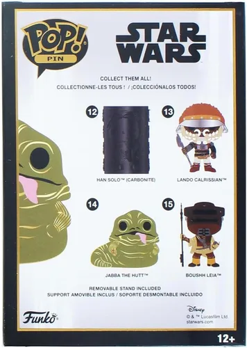 Vista 6 de Star Wars Pin Funko POP de 3 pulgadas Jabba The Hutt