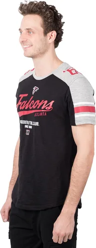 Vista 3 de Ultra Game NFL - Camiseta raglán de manga corta para hombre
