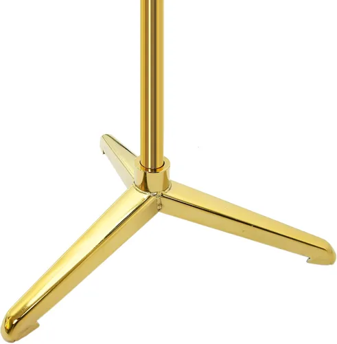 Vista 8 de Modista maniquí femenino: torso de medio cuerpo con altura ajustable, terciopelo corto negro esponjoso, base de metal dorado
