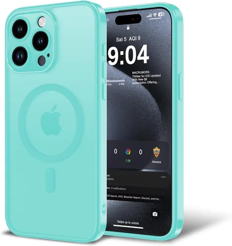 Vista 19 de Funda para iPhone 11 con protector de pantalla, compatible con MagSafe, ultra delgada, translúcida, mate, a prueba de golpes, color negro