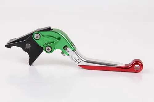 Vista 4 de Palancas Embrague Freno para Ducati 821 Monster 2014-2017 (Verde Rojo)