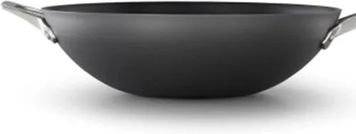 Vista 6 de Calphalon Premier - Sartén wok antiadherente anodizada con fondo plano