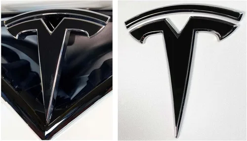 Vista 13 de Calcomanía con logotipo para Tesla Model S, Nosecone, juego de 14 piezas (verde brillante)