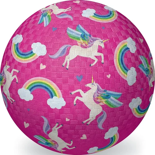 Vista 6 de Crocodile Creek Pelota de Patio de Juegos – Pelota de goma duradera para niños de 3 años en adelante – Pelota inflable que rebota para kickball