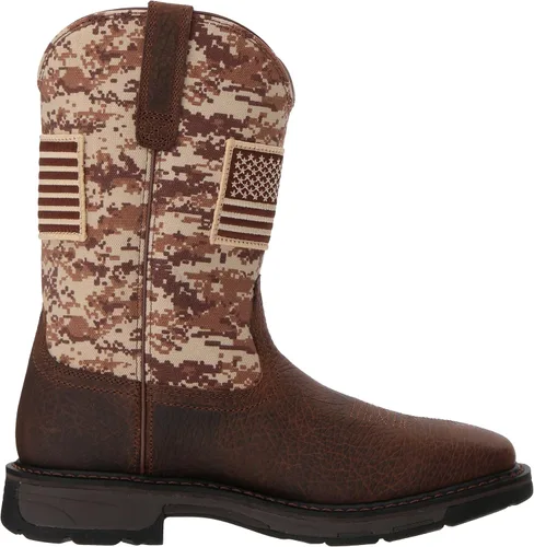 Vista 6 de Ariat Workhog Patriot - Botas de trabajo con punta de acero para hombre