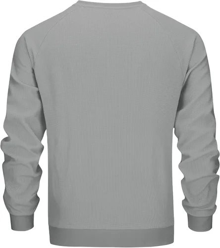 Vista 2 de TACVASEN Men's Crewneck Sweatshirts Waffle Knit Shirts Long Sleeve Pullovers Casual T-Shirts Lightweight Comfortable