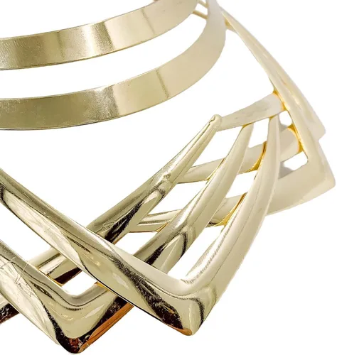Vista 6 de Gold Choker Necklace for Women Men African Jewelry Necklace Statement Necklace Choker Collar Bib Gold Costume Jewelry for Girls Accessories Gift