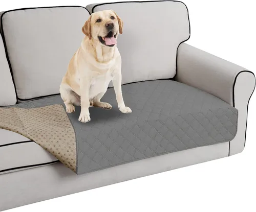 Vista 31 de Easy-Going - Funda impermeable 100% para cama de perro, manta antideslizante para mascotas para muebles, funda lavable para sofá, funda de repuesto
