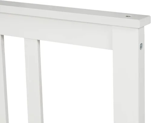 Vista 7 de Harper & Bright Designs Wooden Platform Bed Twin with Headboard and Under-Bed Space,Twin Size Bed Frame with Sturdy Slats Support for Bedroom Guest