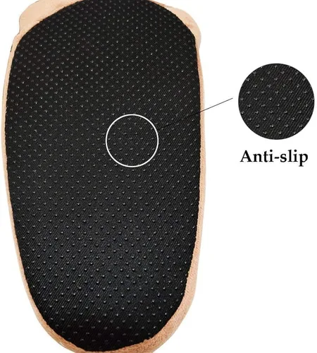 Vista 4 de Ibeauti 2 pares de pantuflas divertidas para adultos, para hombres, mujeres, parejas, para disfraz
