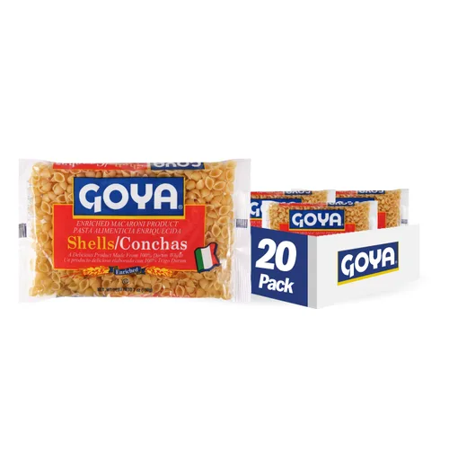 Vista 5 de Goya Foods Shells Pasta, 16 onzas (paquete de 20)