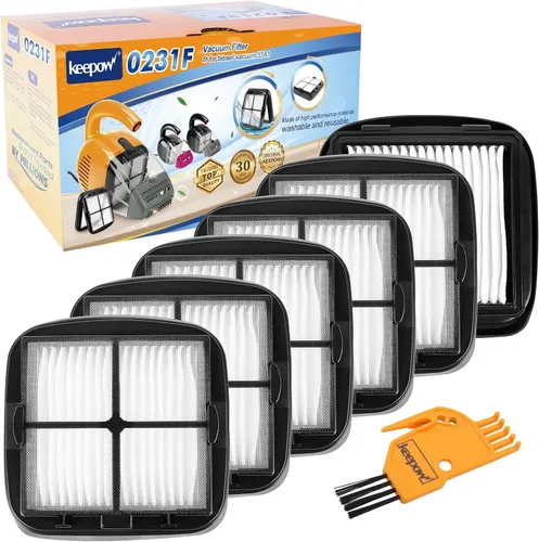 Vista 9 de KEEPOW Filtro de borrador de pelo de mascotas 97D5, paquete de 2 – Compatible con el borrador de pelo de mascotas Bissell con cable para aspiradora