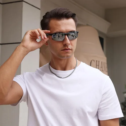Vista 114 de Duco - Gafas de sol deportivas polarizadas para hombre con protección UV 8177s