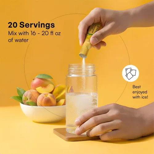 Vista 94 de KEY NUTRIENTS Electrolitos en polvo sin azúcar, limonada de maracuyá con 6 electrolitos y minerales, fibra prebiótica y polvos de hidratación