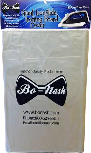 Vista 2 de Bo-Nash Ironslide 2000 - Funda de mesa, 29 x 65 pulgadas, color plateado