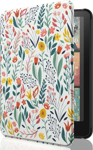 Vista 80 de MoKo Funda para Amazon Kindle Basic de 11ª generación 2024/2022 de 6 Verde medianoche