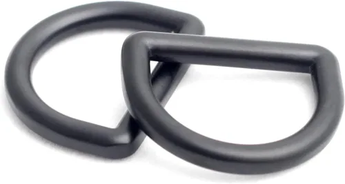Vista 8 de Ganchos giratorios de metal con anillos en D y hebillas deslizantes para bolso arcoíris Tri-Glides..