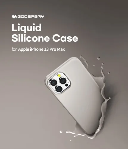 Vista 7 de GOOSPERY Funda de silicona líquida compatible con iPhone 13 Pro Max, suave al tacto, protección de cuerpo completo, a prueba de golpes, con forro