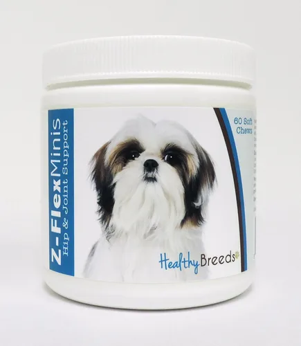Vista 93 de Healthy Breeds Affenpinscher Z-Flex Minis - Masticables suaves para cadera y articulaciones, 60