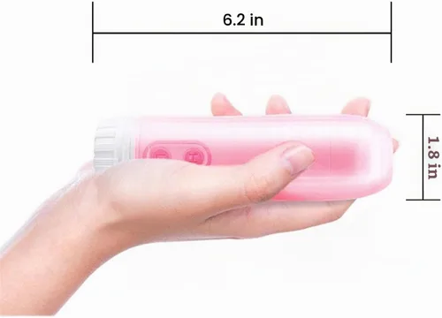 Vista 4 de Bidé portátil para bidé de viaje, bidé eléctrico de mano, Ipx6 impermeable, con 2 opciones de presión, para limpieza de higiene personal, rosa