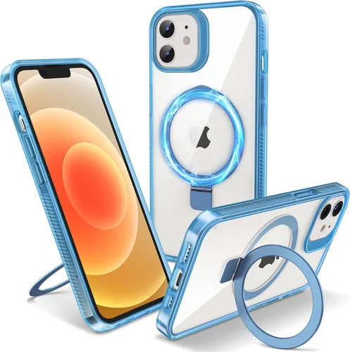 Vista 43 de Funda magnética para iPhone Air – [Soporte invisible integrado] [Compatible con MagSafe] [Protección contra caídas de grado militar] Cubierta