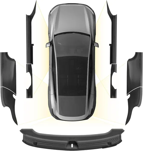 Vista 10 de 3W Juego completo de protectores de umbral de puerta para Tesla Model 3