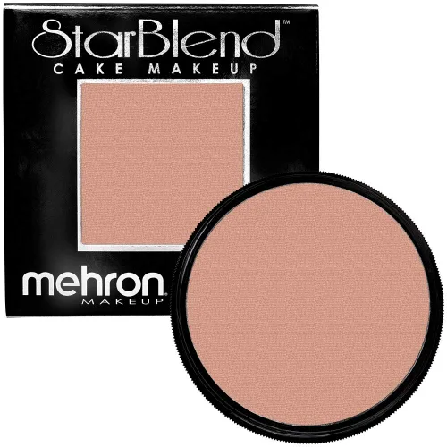 Vista 23 de Mehron Makeup StarBlend Maquillaje en Pastilla Polvo Prensado Húmedo/Seco Base en Polvo Pintura Facial y Corporal Marrón Sable 2 oz (56g)