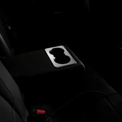 Vista 5 de YIWANG ABS cromado asiento trasero de la fila del coche titular de la taza del agua cubierta del marco etiqueta engomada para Jaguar XE F-Pace XF