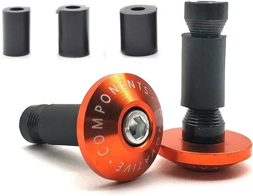 Vista 4 de Para Kawasaki GTR1400 Concours Z1000SX Ninja 1000 H2 H2R ZX10R Manija de motocicleta extremos de barra equilibrada Plug Slider Manillares Puños Negro