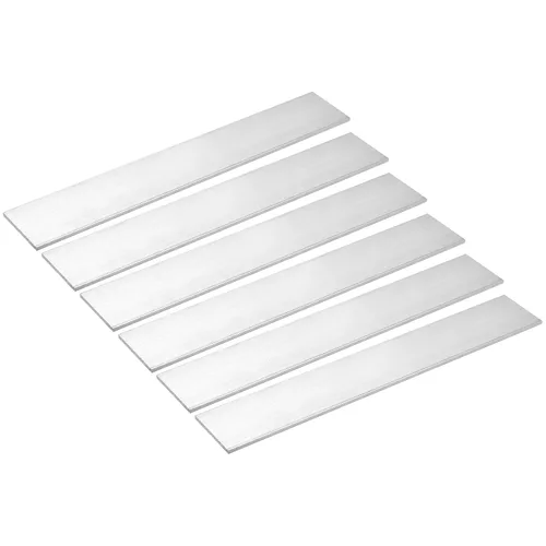 Vista 34 de uxcell Barra plana cuadrada de aluminio, 1-1/2" de espesor 1-1/2" de ancho 12" de longitud Barra cuadrada de aluminio 6061, placa plana de aluminio
