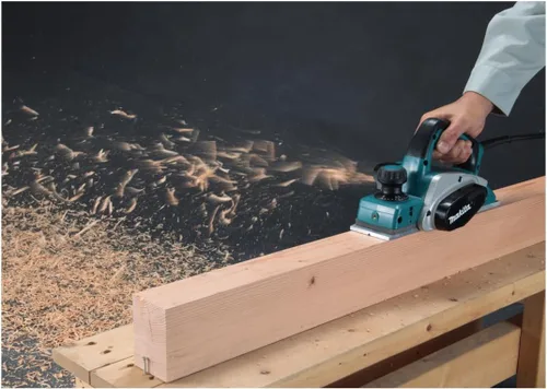 Vista 8 de Makita KP0800K - Cepilladora de 3 1/4 pulgadas, con estuche de herramientas, Azul