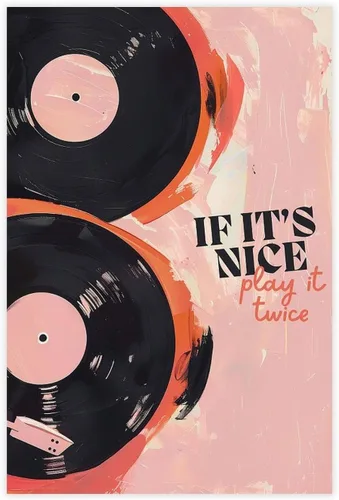 Vista 18 de YFET Tocadiscos vintage Y2K Room Flowers Pink Retro Music Lover Preppy Room - Póster artístico de pared y arte de pared, póster moderno