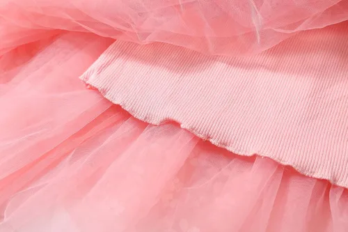 Vista 5 de Vestido tutú para niñas pequeñas, sin mangas, vestido de tul de princesa