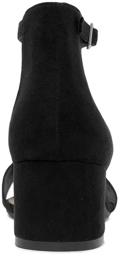 Vista 4 de Nautica Sandalia de tacón bajo de dos piezas con correa de tobillo para mujer, tacón de bloque bajo, Yona