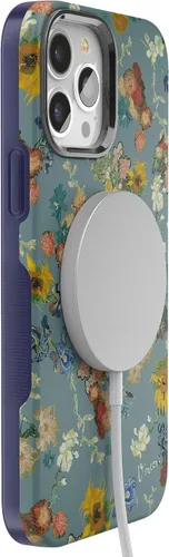 Vista 5 de Casely Funda para iPhone 13 Pro Flores de Van Gogh 50 aniversario Compatible con MagSafe Funda de teléfono iPhone 13 Pro