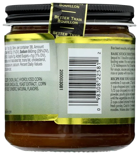 Vista 2 de Better Than Bouillon - Sazonador vegetariano sin base de pollo, 8 onzas