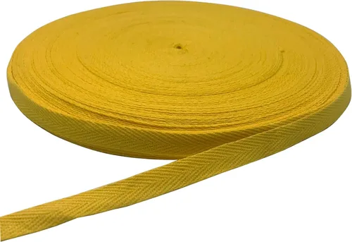 Vista 13 de Cinta de espiga de 50 yardas, cinta de algodón para coser (beige, 1 pulgada) Materiales respetuosos con el medio ambiente, suaves